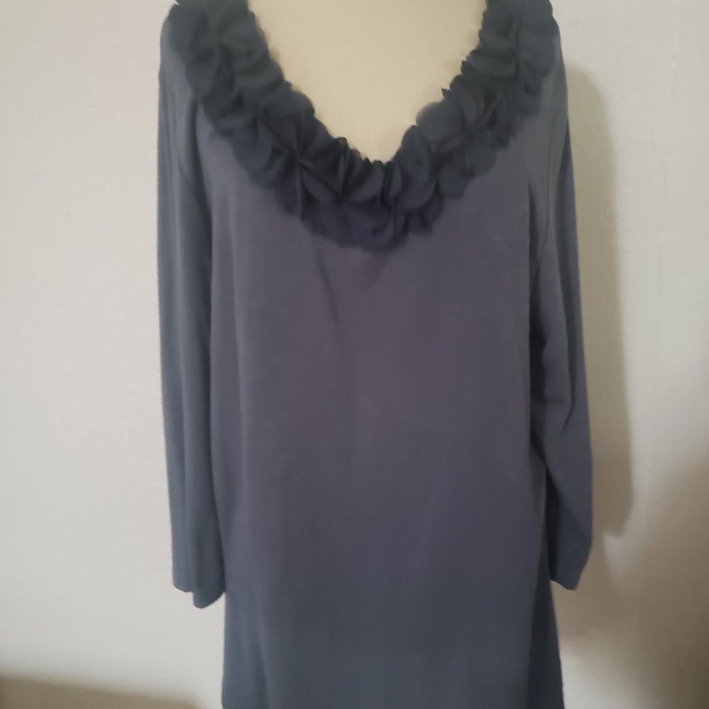 Dressy Gray Top